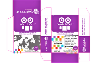 WatchOut™  Card Game 4-6 Players