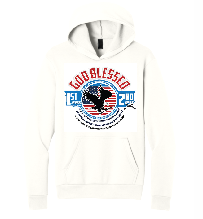 GOD BLESSED THE 1ST AND 2ND AMENDMENT CUSTOM APPAREL  50 Items at FULL Colors in Bulk at $49 each
