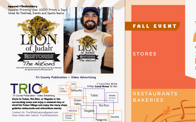 Ad Rates Include: Early Bird signup  Logo in TOC and Pic in TOC = $395 full payment CVR